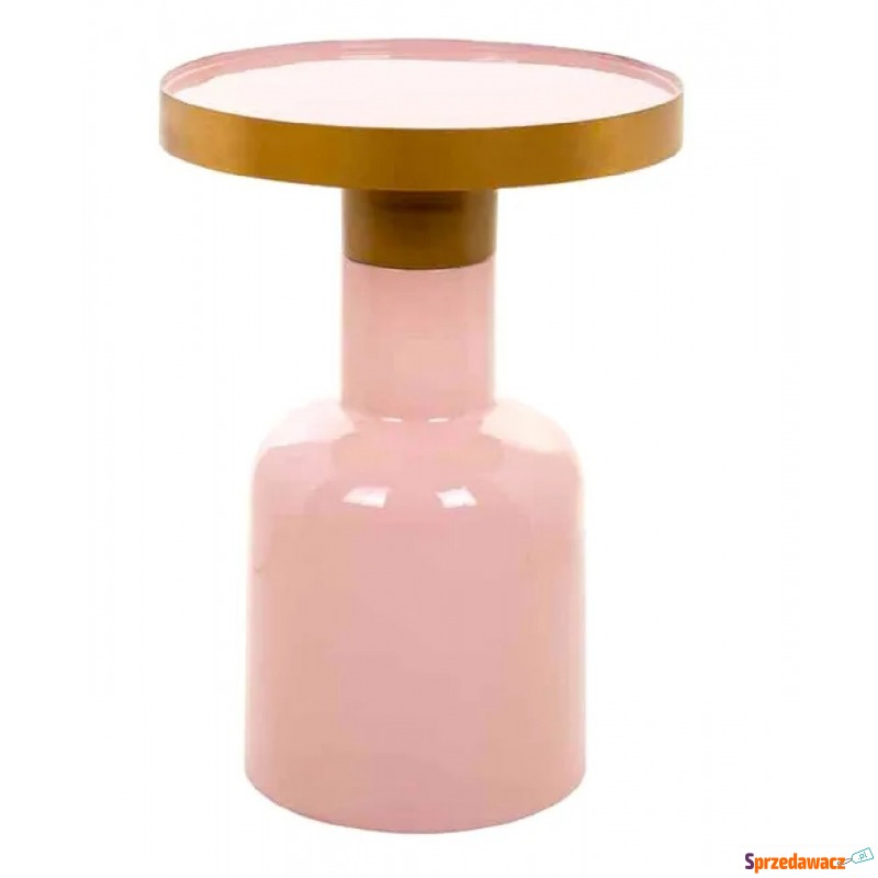Różowy okrągły stolik metalowy - Orisol 3X - Stoły, stoliki, ławy - Ostrowiec Świętokrzyski