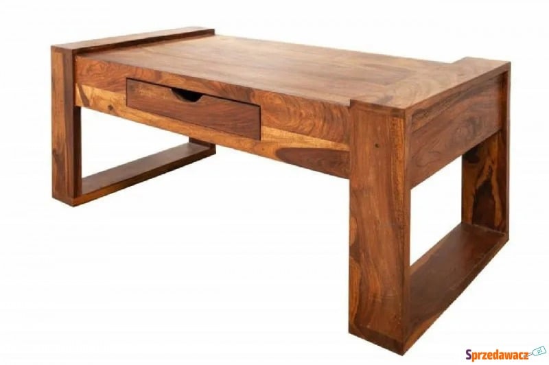 Drewniany stolik kawowy z szufladą - Branos - Stoły, stoliki, ławy - Boguszów-Gorce