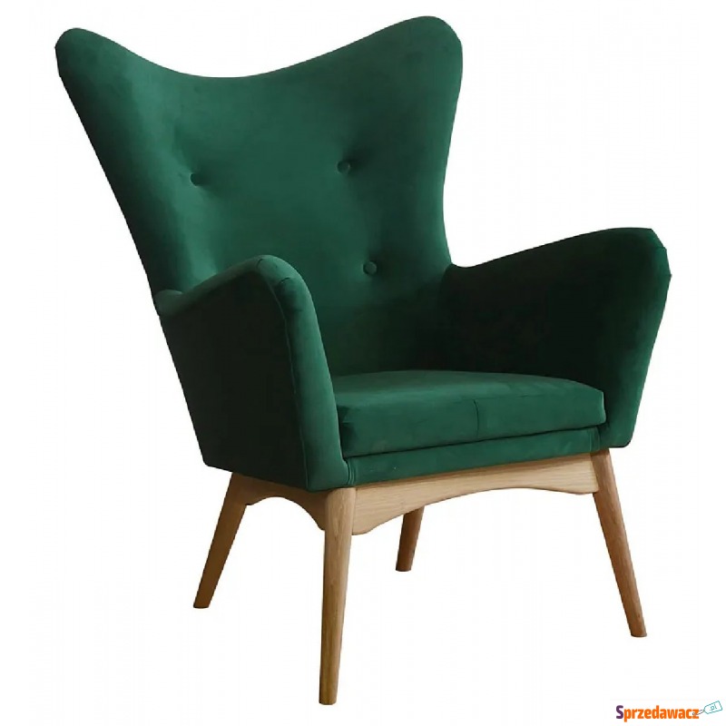 Skandynawski fotel tapicerowany - Ulesi 45 kolorów - Sofy, fotele, komplety... - Przemyśl