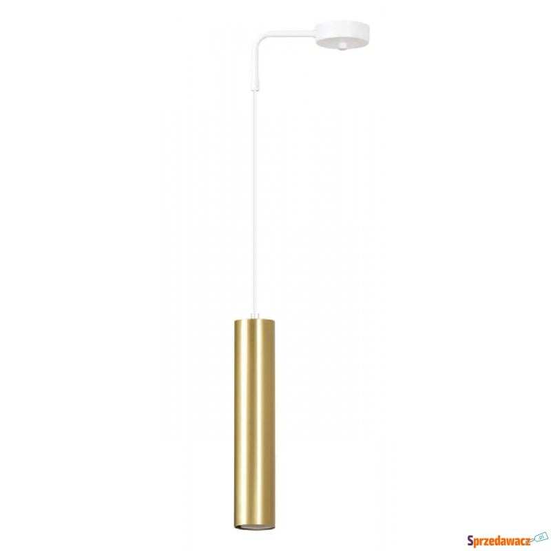 Biała nowoczesna lampa wisząca tuba - D061-Favis - Lampy wiszące, żyrandole - Lędziny
