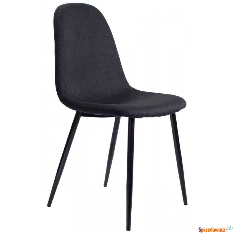 Czarne krzesło do kuchni i jadalni - Jalons 2X - Krzesła do salonu i jadalni - Zgorzelec