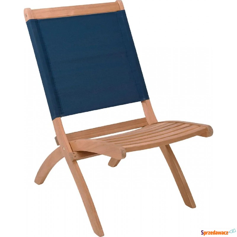 Niebieskie krzesło składane - Ervant - Krzesła ogrodowe - Głogów