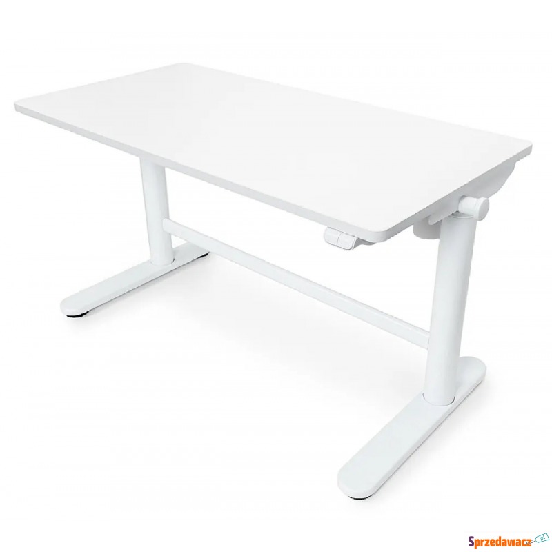 Białe nowoczesne biurko elektryczne - Fadio - Biurka - Kartuzy