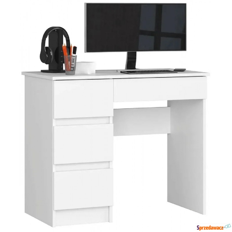 Białe biurko z szufladami - Nersta 4X - Biurka - Gorzów Wielkopolski