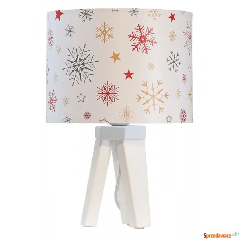 Lampka stołowa świąteczna płatki śniegu - S28... - Pozostałe oświetlenie - Bezrzecze
