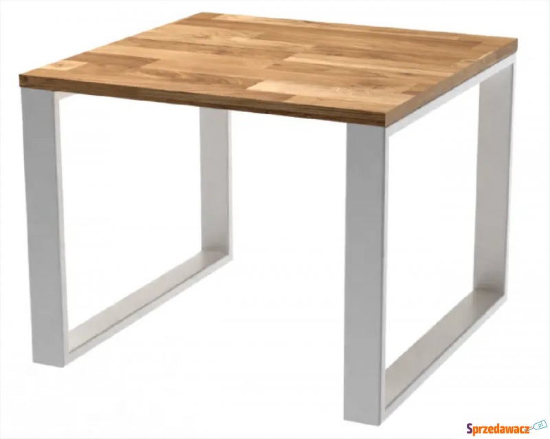 Biały loftowy stolik kawowy - Renduti 3X - Stoły, stoliki, ławy - Ciechanów