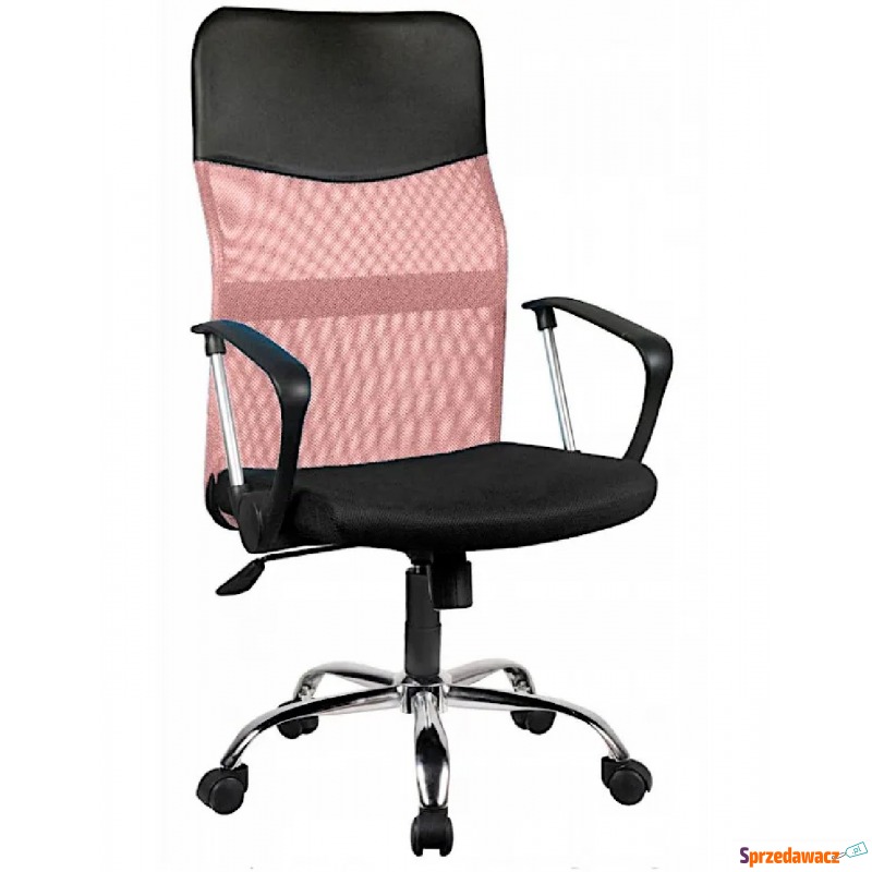 Różowy fotel obrotowy do biura i pracowni - Ferno - Krzesła biurowe - Nowy Sącz