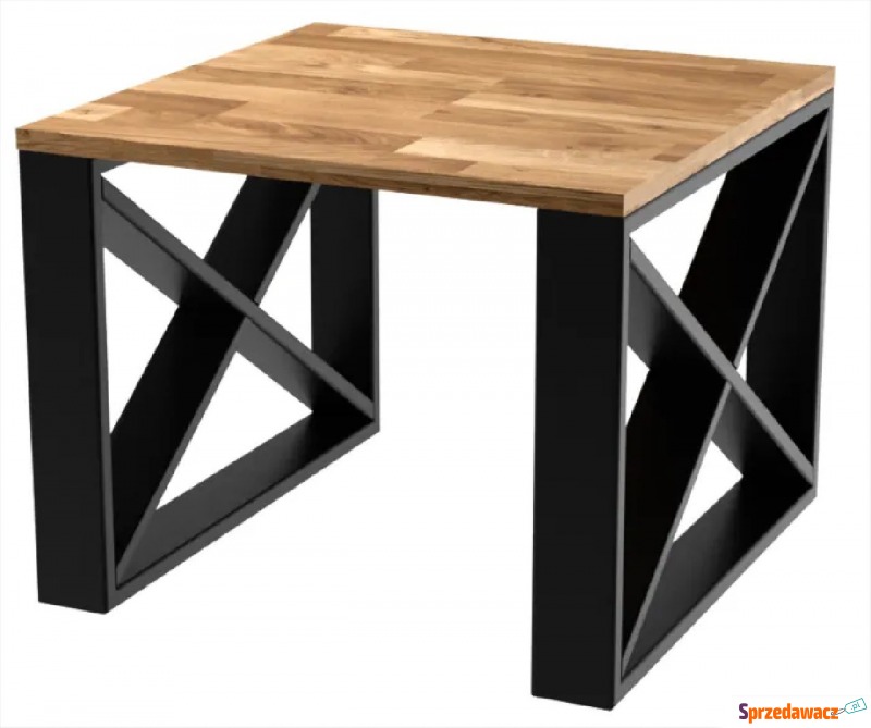 Czarny loftowy stolik kawowy - Monello 3X - Stoły, stoliki, ławy - Koszalin