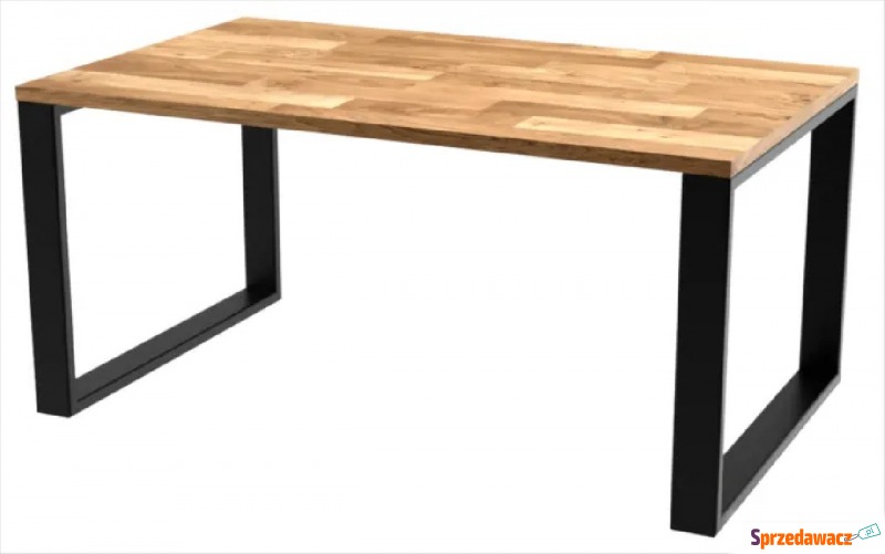 Czarny loftowy stolik kawowy - Renduti 5X - Stoły, stoliki, ławy - Legnica