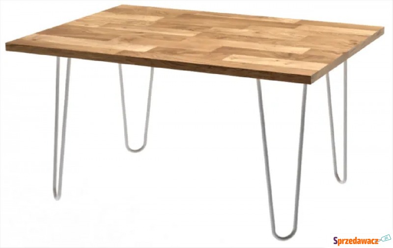 Biały industrialny stolik kawowy - Ronette 4X - Stoły, stoliki, ławy - Wałbrzych