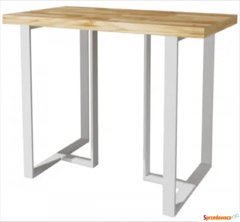 Biały dębowy stół industrialny - Materlo 3X - Stoły kuchenne - Koszalin