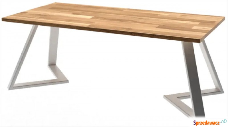 Biały drewniany stolik kawowy - Matella 6X - Stoły, stoliki, ławy - Katowice