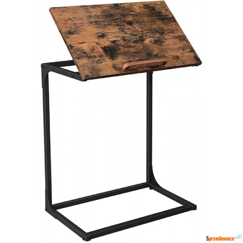 Industrialny stolik pod laptopa z uchylnym blatem... - Stoły, stoliki, ławy - Olsztyn