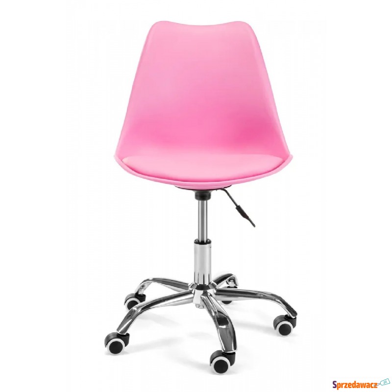 Fotel obrotowy dla dziewczynek różowy - Paris - Krzesła biurowe - Szczecinek