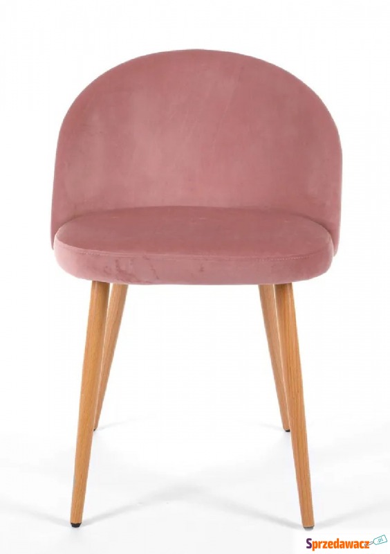 Tapicerowane krzesło do jadalni różowe - Lako - Krzesła do salonu i jadalni - Ostrołęka