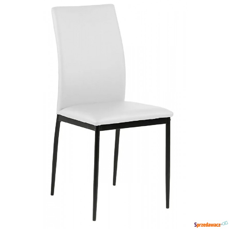 Tapicerowane krzesło białe - Mervi 3X - Krzesła kuchenne - Lublin