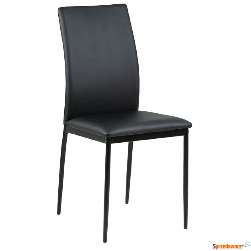 Tapicerowane krzesło czarne - Mervi 3X - Krzesła kuchenne - Kędzierzyn-Koźle
