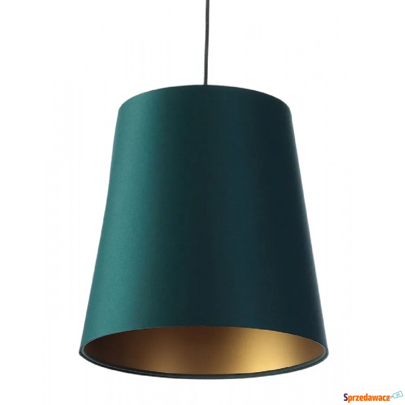 Zielono-złota lampa wisząca w stylu glamour -... - Lampy stołowe - Grudziądz