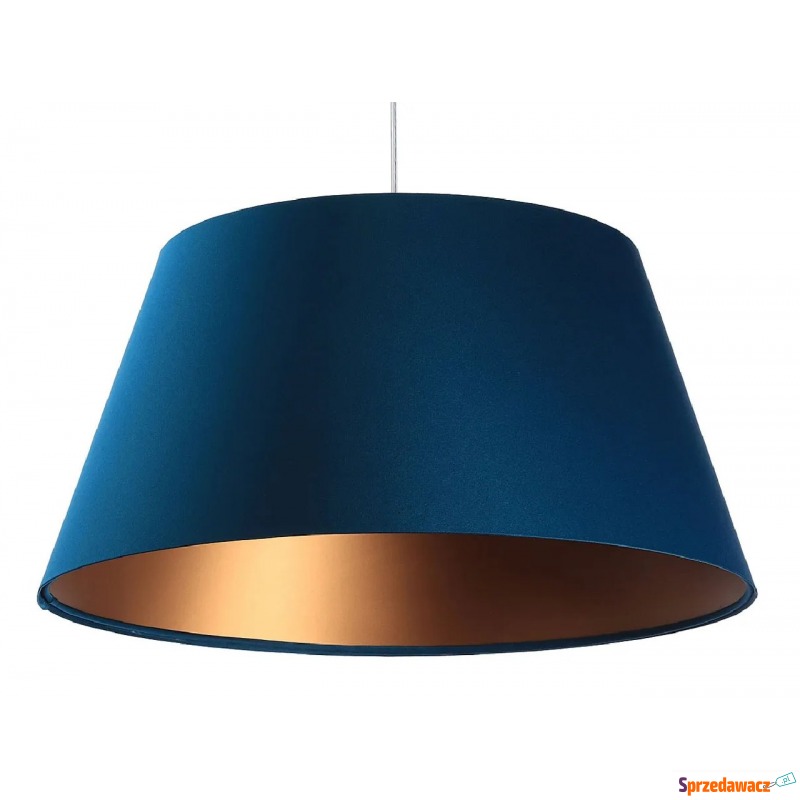 Granatowa lampa wisząca dzwon glamour - S406-Ohra - Lampy stołowe - Toruń