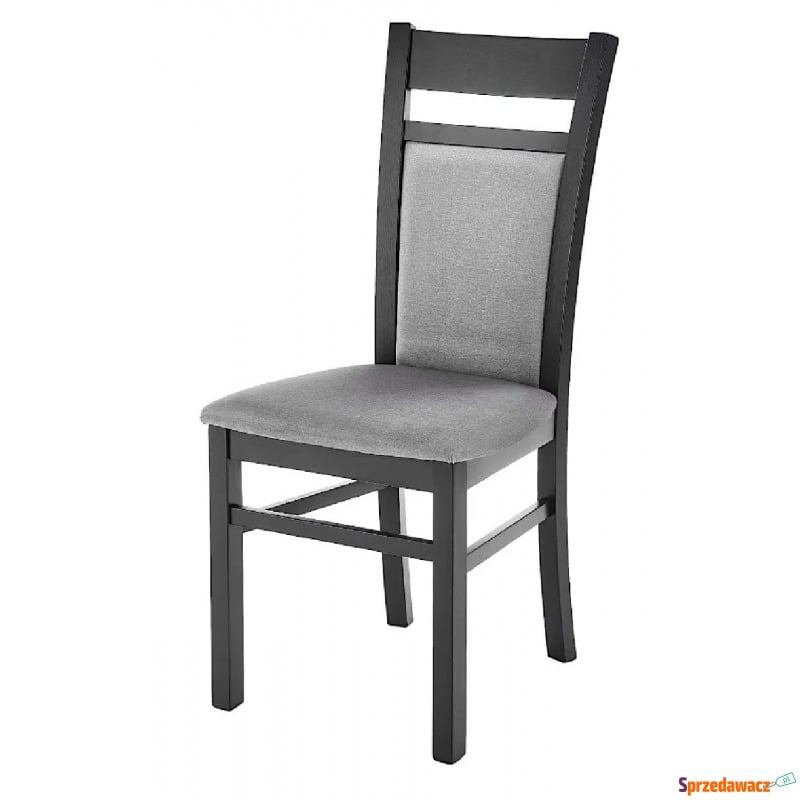 Szare drewniane krzesło - Aitor - Krzesła do salonu i jadalni - Gdańsk