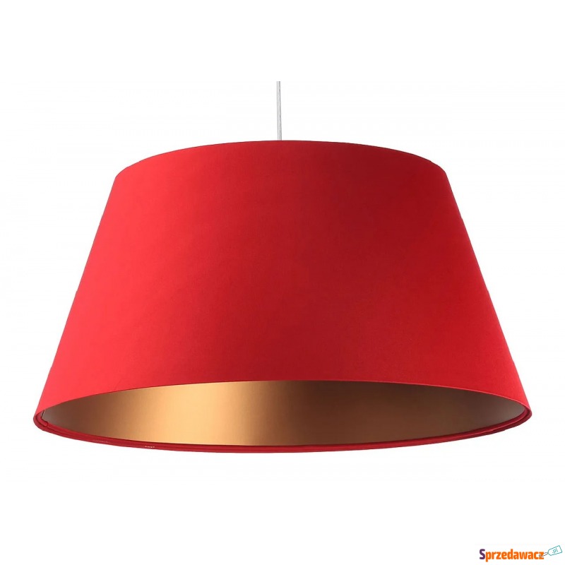 Czerwona nowoczesna lampa wisząca dzwon - S406-Ohra - Lampy stołowe - Kędzierzyn-Koźle
