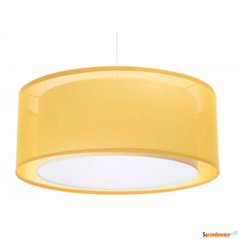 Żółta designerska lampa wisząca - S436-Estera - Lampy stołowe - Brzeg