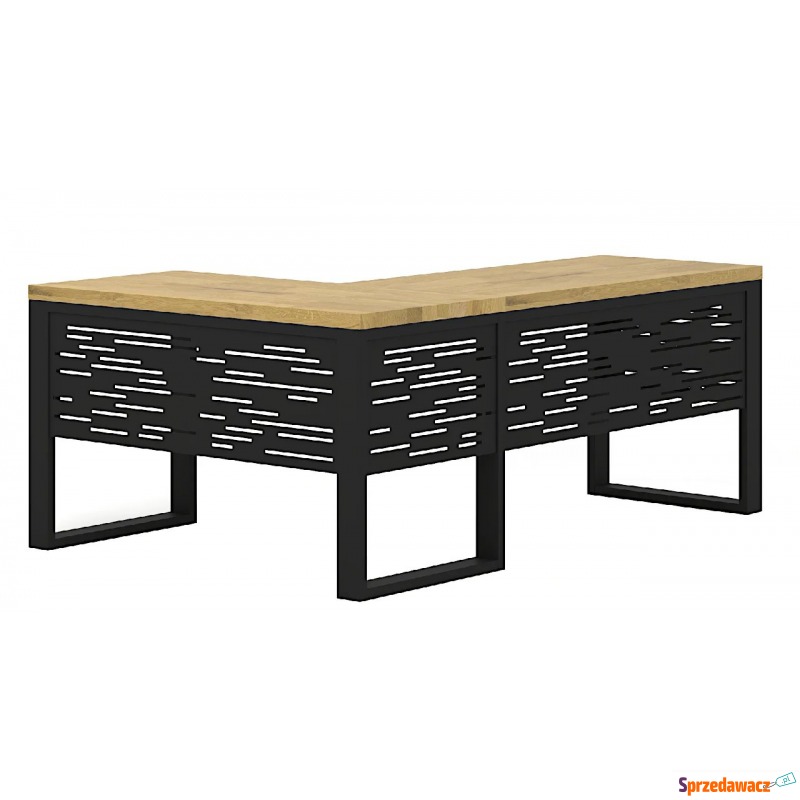 Szerokie biurko z drewna dębowego - Golur 4X - Biurka - Zielona Góra