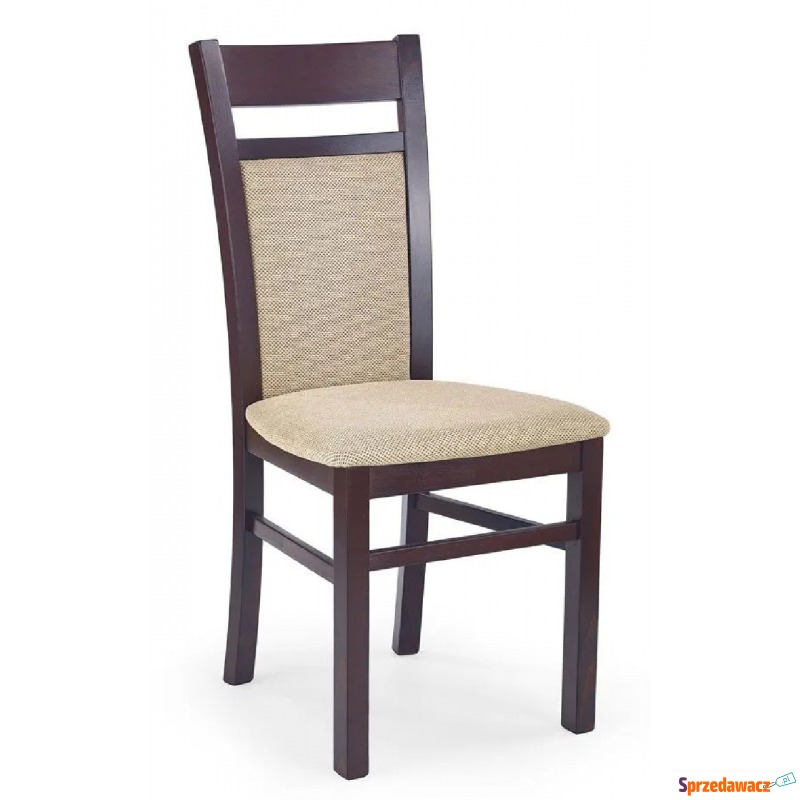 Drewniane krzesło w stylu skandynawskim Lettar... - Krzesła do salonu i jadalni - Świnoujście