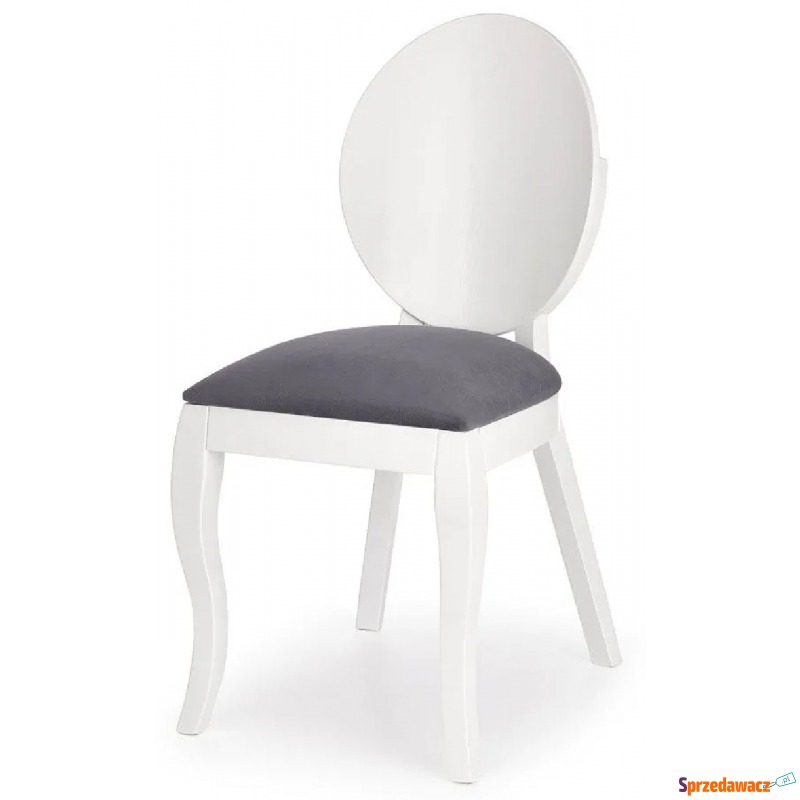 Skandynawskie krzesło typu ludwik Lavon - białe - Pozostałe meble - Domaszowice
