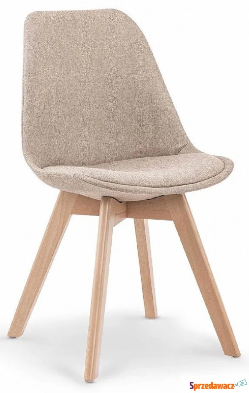 Tapicerowane stylowe krzesło drewniane Nives -... - Krzesła do salonu i jadalni - Płock