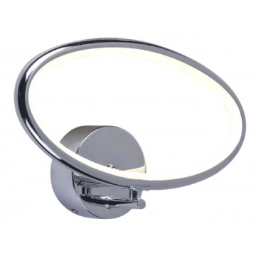 Chromowany kinkiet ring LED - S523-Levira