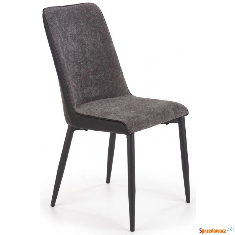 Nowoczesne krzesło tapicerowane Reno - popiel - Krzesła do salonu i jadalni - Łódź