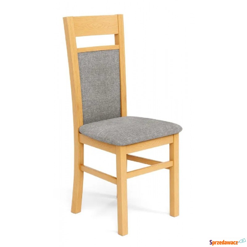 Skandynawskie krzesło drewniane Lettar - Dąb... - Krzesła do salonu i jadalni - Jasło
