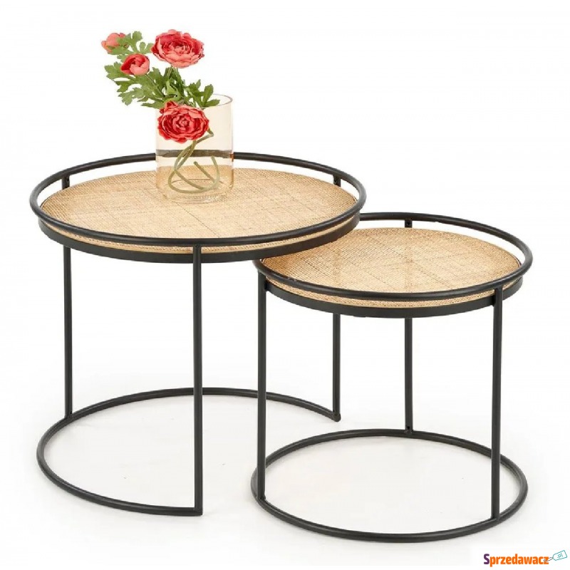 Zestaw loftowych stolików kawowych Artelia - Stoły, stoliki, ławy - Płock