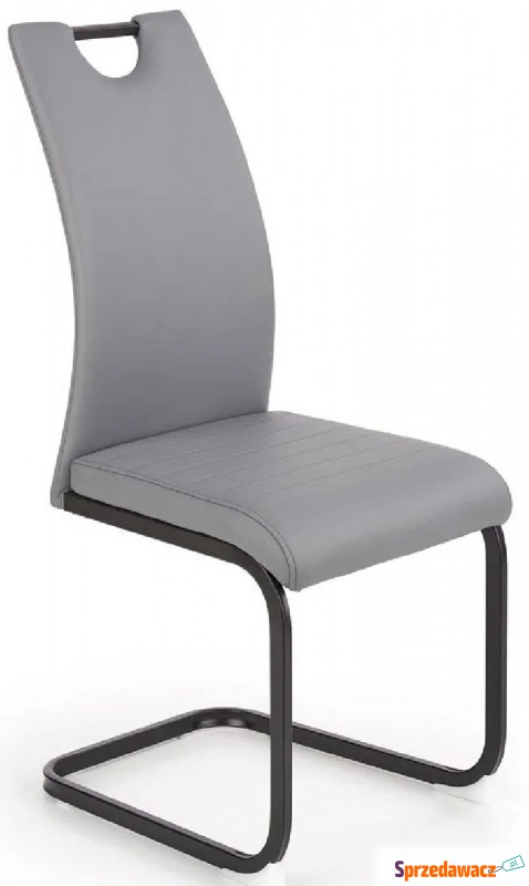 Tapicerowane krzesło Reven - popielate - Krzesła do salonu i jadalni - Gdynia