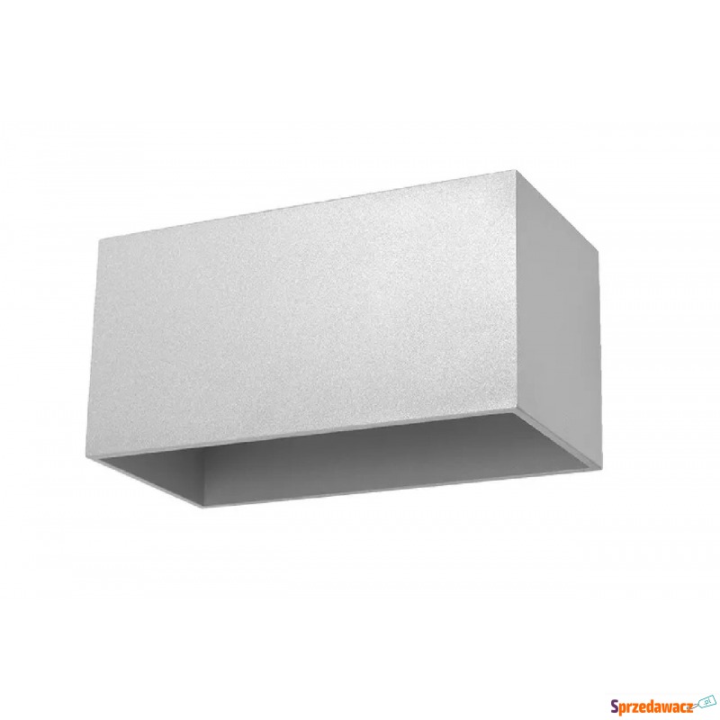 Szary minimalistyczny kinkiet LED - EX529-Quas - Kinkiety - Tychy