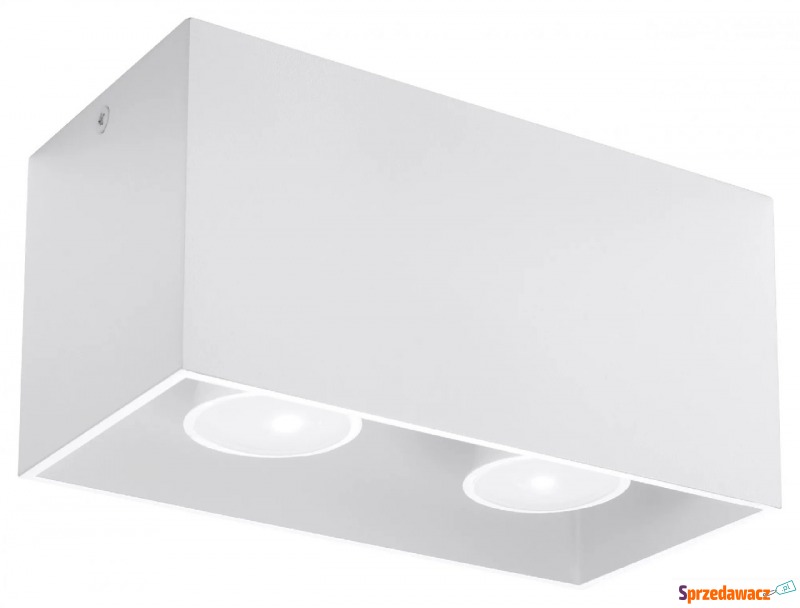 Biały prostokątny plafon LED - EX509-Quas - Plafony - Kalisz