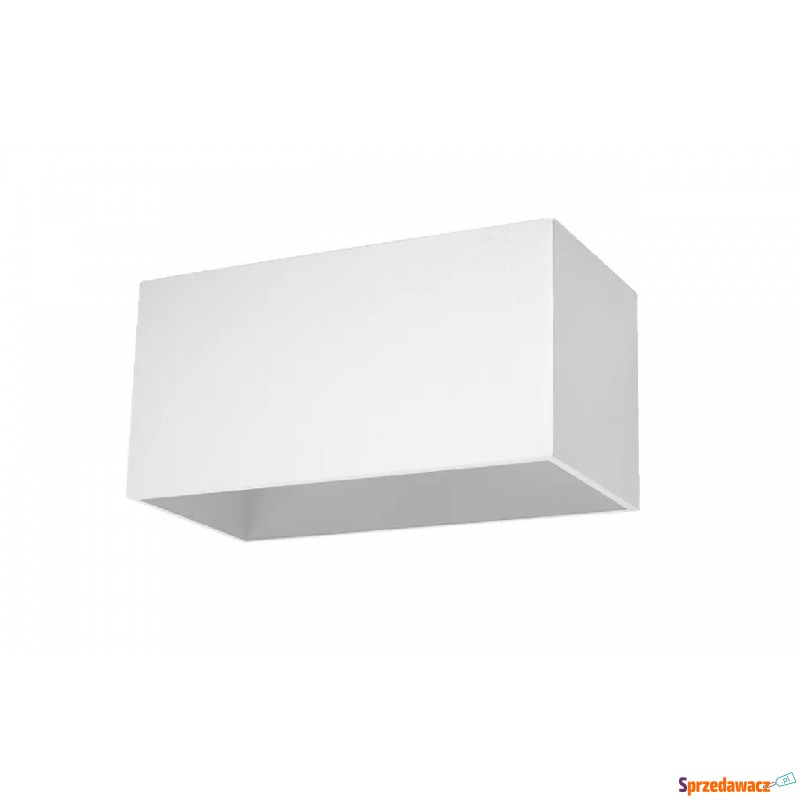 Biały prostokątny kinkiet LED - EX529-Quas - Kinkiety - Inowrocław