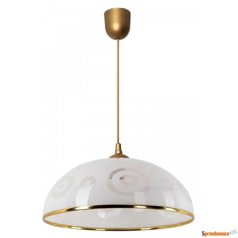 Biało-złota lampa wisząca do kuchni - EXX89-Insa - Pozostałe oświetlenie - Nowy Targ