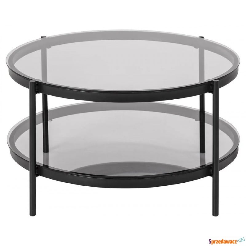 Szklany stolik kawowy czarny - Terrano 2X - Stoły, stoliki, ławy - Nowy Targ