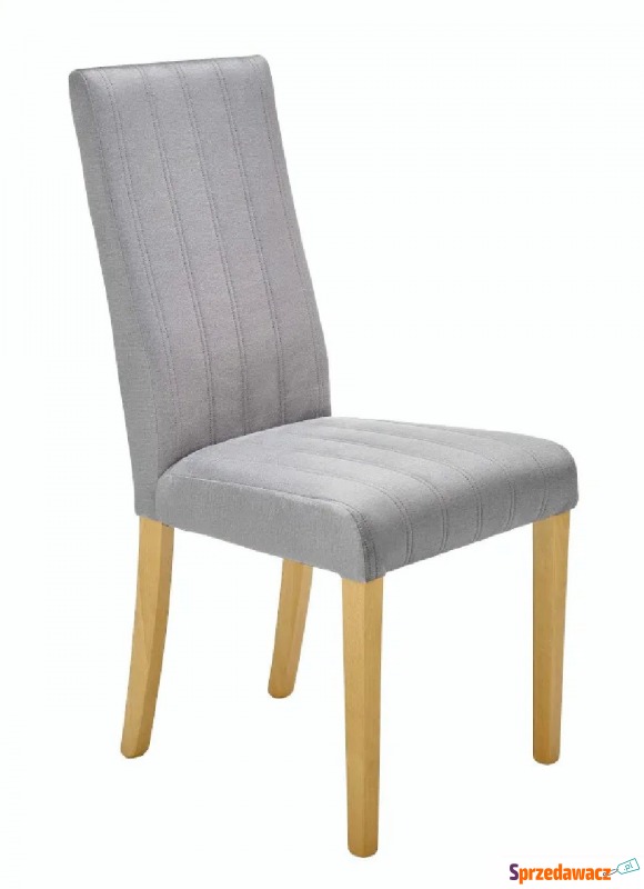 Szare drewniane krzesło do jadalni - Ladiso - Krzesła do salonu i jadalni - Nowy Sącz