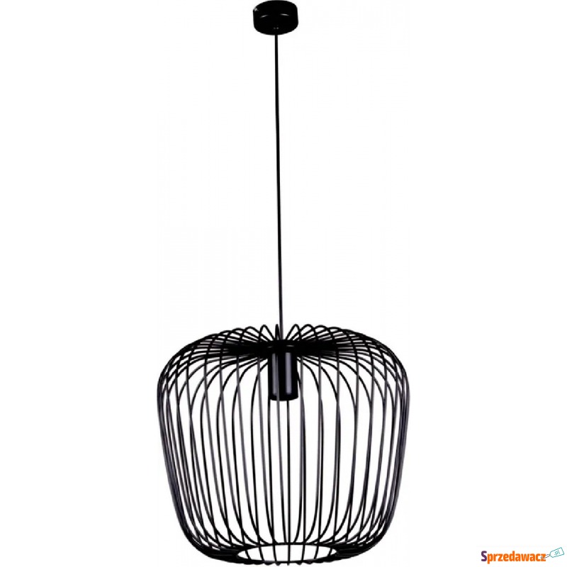 Czarna loftowa lampa wisząca 45 cm - S543-Mitos - Lampy wiszące, żyrandole - Bytom