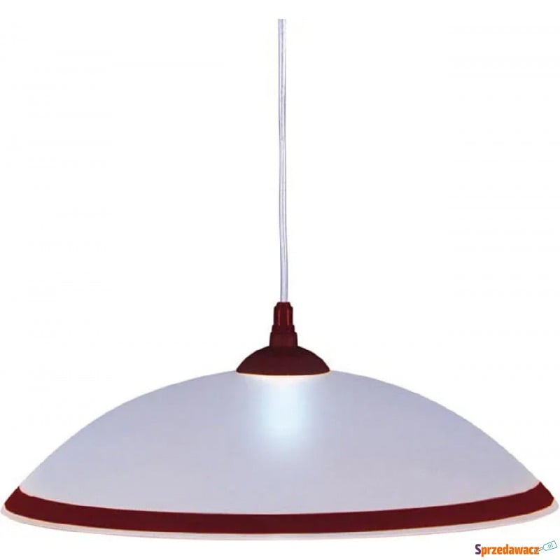 Biało-brązowa lampa wisząca kuchenna - S563-Mersa - Lampy wiszące, żyrandole - Katowice