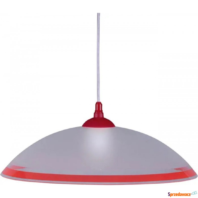 Biało-czerwona kuchenna lampa wisząca - S563-Mersa - Lampy wiszące, żyrandole - Chełm
