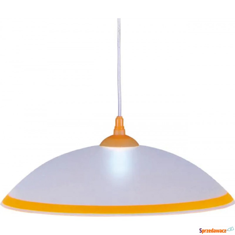Biało-żółta lampa wisząca do jadalni - S563-Mersa - Lampy wiszące, żyrandole - Płock