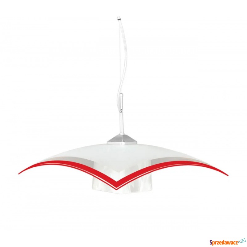 Biało-czerwona lampa wisząca do kuchni - S564-Kilma - Lampy wiszące, żyrandole - Kędzierzyn-Koźle