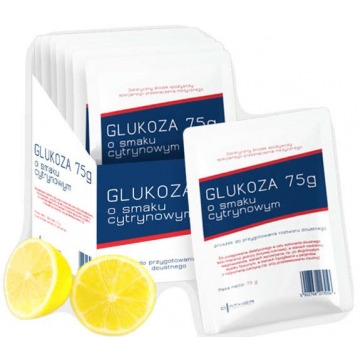 Glukoza o smaku cytrynowym 75g