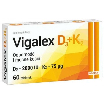 Vigalex d3 + k2 x 60 tabletek