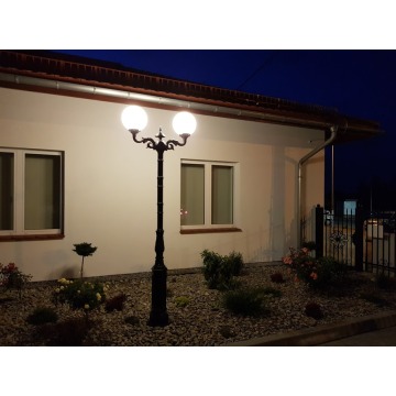 Lampa GI 2xKula - stojąca  H-3000 - Lampy - Gołdap - zdjęcie 3