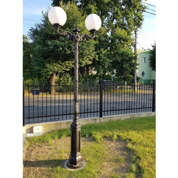 Lampa GI 2xKula - stojąca  H-3000 - Lampy - Gołdap - zdjęcie 6